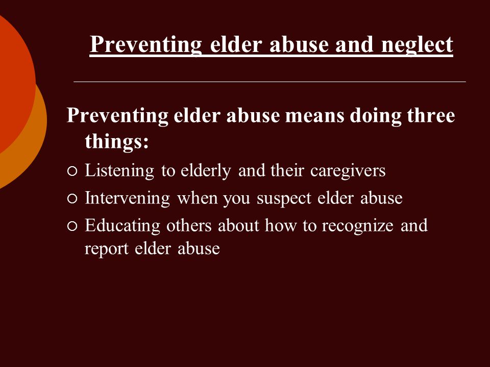 The Complexity of Elderly Abuse Essay Sample